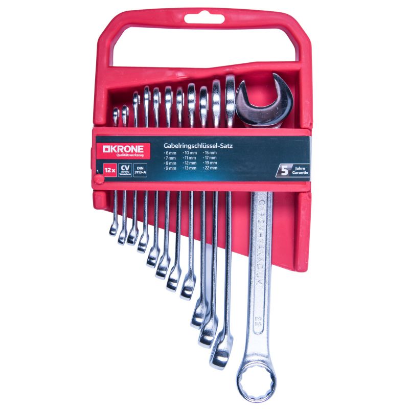 Krone Ringschlüssel-Satz 6-22 mm 8-teilig