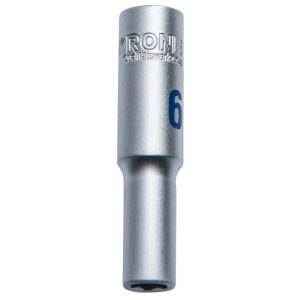 Krone Steckschlüssel lang 1/4 Zoll 6 mm Krone Steckschlüssel lang 1/4 Zoll 6 mm