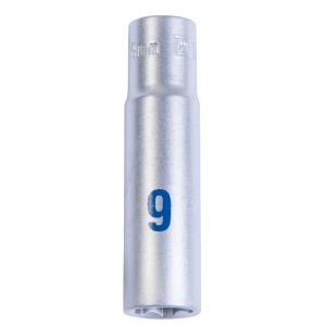 Krone Steckschlüssel lang 1/4 Zoll 9 mm Krone Steckschlüssel lang 1/4 Zoll 9 mm