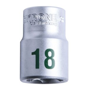 Krone Steckschlüsseleinsatz 1/2 Zoll 18 mm Krone Steckschlüsseleinsatz 1/2 Zoll 18 mm