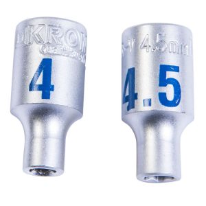 Krone Steckschlüsseleinsatz 1/4 4 und 4,5 mm Krone Steckschlüsseleinsatz 1/4 4 und 4,5 mm
