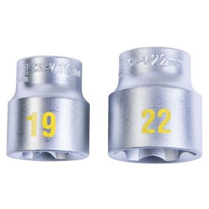 Krone Steckschlüsseleinsatz 3/8 19 und 22 mm Krone Steckschlüsseleinsatz 3/8 19 und 22 mm