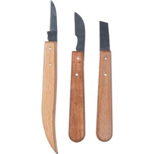 Krone Kerbschnitzgarnitur 3 teilig Krone Kerbschnitzgarnitur 3 teilig