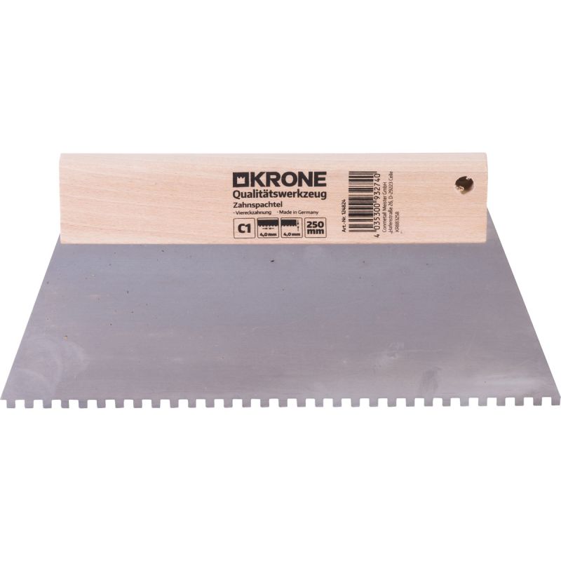 Krone Zahnspachtel 250 mm C1 4,0 x 4,00mm