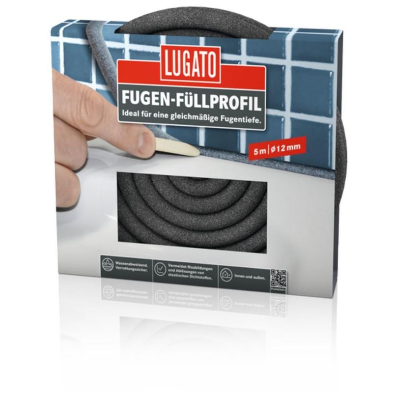 Lugato Fugen-Füllprofil 12 mm 5 m