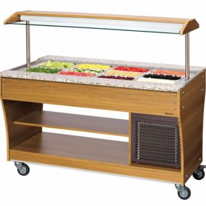 Bartscher Salat-Buffetwagen, kalt, 4x 1/1 GN Bartscher Salat-Buffetwagen, kalt, 4x 1/1 GN
