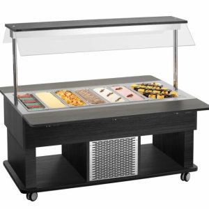 Bartscher Salat-Buffetwagen Kids K4110-150W, 4x 1/1 GN, Anthrazit Bartscher Salat-Buffetwagen Kids K4110-150W, 4x 1/1 GN, Anthrazit