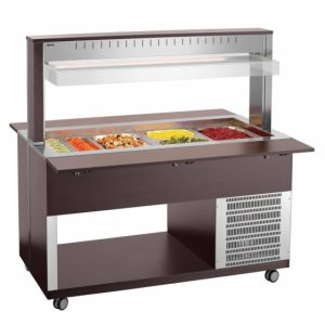 Bartscher Salat-Buffetwagen K4110-200A, 4x 1/1 GN, Anthrazit Bartscher Salat-Buffetwagen K4110-200A, 4x 1/1 GN, Anthrazit