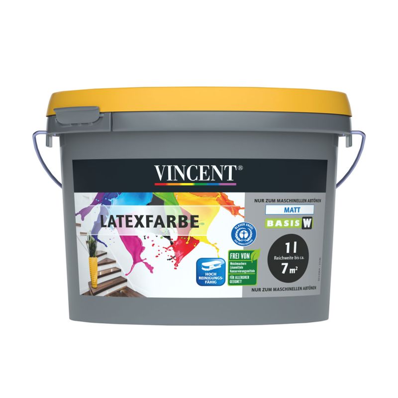 Vincent  Wandfarbe Latexfarbe Mix It matt 1,0 L