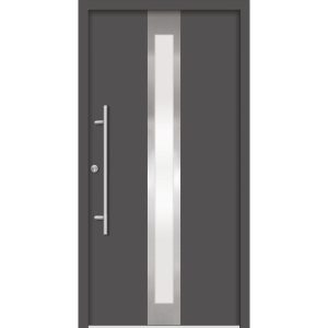SplenDoor Premium-Haustür Passivedoor Stockholm energiesparend anthrazit 100 x 210 cm links SplenDoor Premium-Haustür Passivedoor Stockholm energiesparend anthrazit 100 x 210 cm links