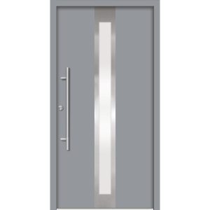 SplenDoor Premium-Haustür Passivedoor Stockholm energiesparend grau 100 x 200 cm links SplenDoor Premium-Haustür Passivedoor Stockholm energiesparend grau 100 x 200 cm links