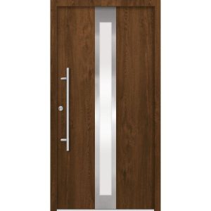 SplenDoor Premium-Haustür Passivedoor Stockholm energiesparend nussbaum 100 x 200 cm links SplenDoor Premium-Haustür Passivedoor Stockholm energiesparend nussbaum 100 x 200 cm links