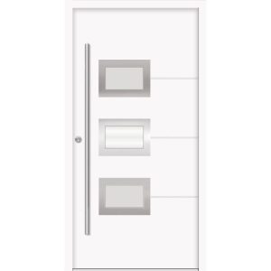 SplenDoor  Premium-Haustür Passivedoor Bergen energiesparend weiss 100 x 210 cm links