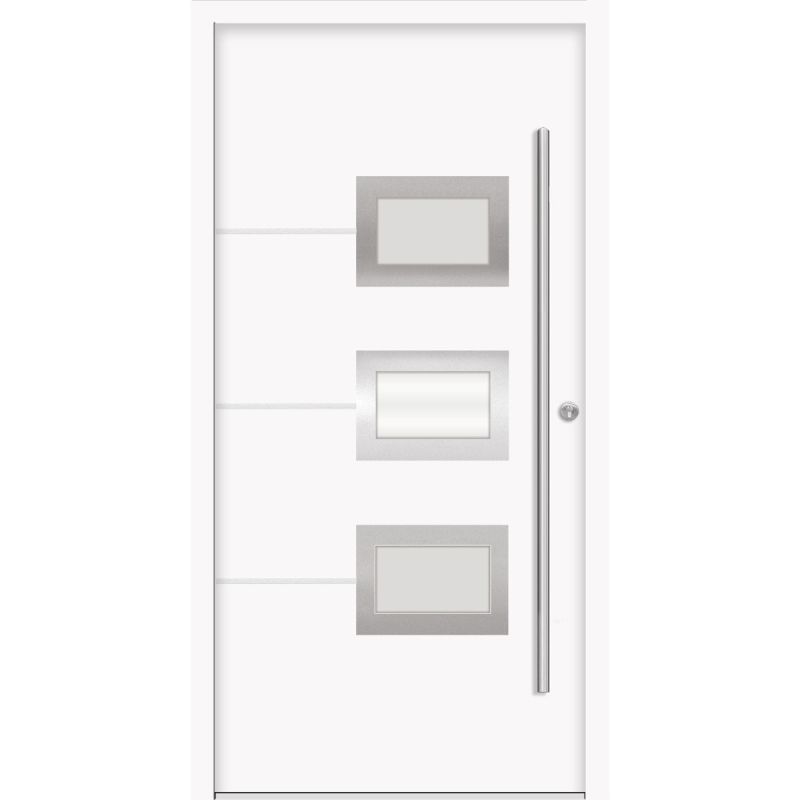 SplenDoor Premium-Haustür Passivedoor Bergen energiesparend weiss 100 x 200 cm rechts