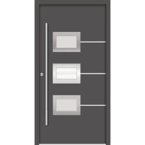 SplenDoor Premium-Haustür Passivedoor Bergen energiesparend anthrazit 100 x 200 cm links SplenDoor Premium-Haustür Passivedoor Bergen energiesparend anthrazit 100 x 200 cm links