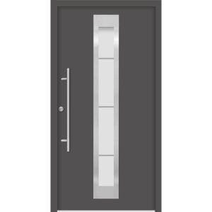 SplenDoor Premium-Haustür Passivedoor Malmo energiesparend anthrazit 110 x 210 cm links SplenDoor Premium-Haustür Passivedoor Malmo energiesparend anthrazit 110 x 210 cm links