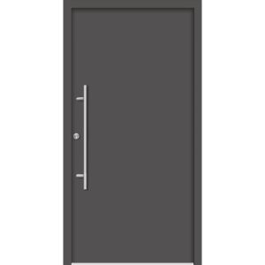 SplenDoor  Premium-Haustür Passivedoor Ribe energiesparend anthrazit 100 x 210 cm links