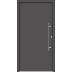 SplenDoor  Premium-Haustür Passivedoor Ribe energiesparend anthrazit 100 x 200 cm rechts