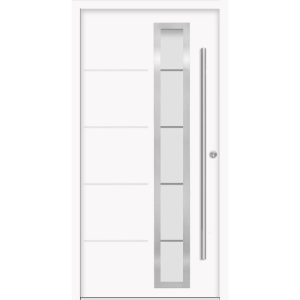 SplenDoor Premium-Haustür Passivedoor Uppsala energiesparend weiss 110 x 210 cm rechts SplenDoor Premium-Haustür Passivedoor Uppsala energiesparend weiss 110 x 210 cm rechts