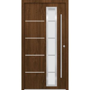 SplenDoor Premium-Haustür Passivedoor Uppsala energiesparend nussbaum 110 x 210 cm rechts SplenDoor Premium-Haustür Passivedoor Uppsala energiesparend nussbaum 110 x 210 cm rechts