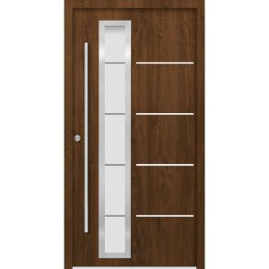 SplenDoor Premium-Haustür Passivedoor Uppsala energiesparend nussbaum 100 x 200 cm links SplenDoor Premium-Haustür Passivedoor Uppsala energiesparend nussbaum 100 x 200 cm links