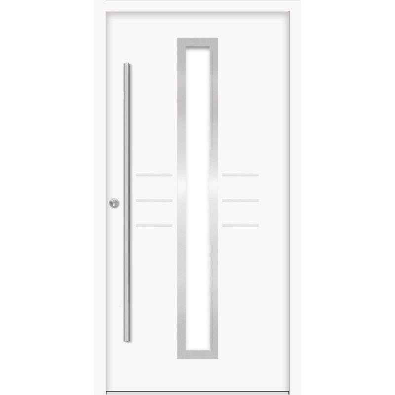 SplenDoor Premium-Haustür Passivedoor Lund energiesparend weiss 100 x 200 cm links