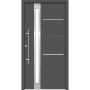 SplenDoor Premium-Haustür Passivedoor Umea energiesparend anthrazit 100 x 200 cm links SplenDoor Premium-Haustür Passivedoor Umea energiesparend anthrazit 100 x 200 cm links