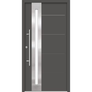 SplenDoor Premium-Haustür Passivedoor Eksjo energiesparend anthrazit 100 x 210 cm links SplenDoor Premium-Haustür Passivedoor Eksjo energiesparend anthrazit 100 x 210 cm links