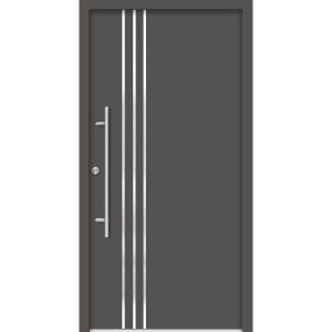 SplenDoor Premium-Haustür Passivedoor Kalmar energiesparend anthrazit 110 x 210 cm links SplenDoor Premium-Haustür Passivedoor Kalmar energiesparend anthrazit 110 x 210 cm links