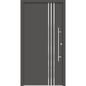 SplenDoor Premium-Haustür Passivedoor Kalmar energiesparend anthrazit 110 x 210 cm rechts SplenDoor Premium-Haustür Passivedoor Kalmar energiesparend anthrazit 110 x 210 cm rechts