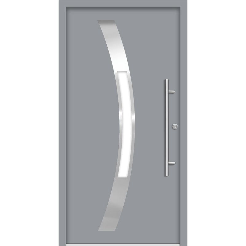 SplenDoor Premium-Haustür Passivedoor Goeteborg energiesparend nussbaum 110 x 210 cm rechts