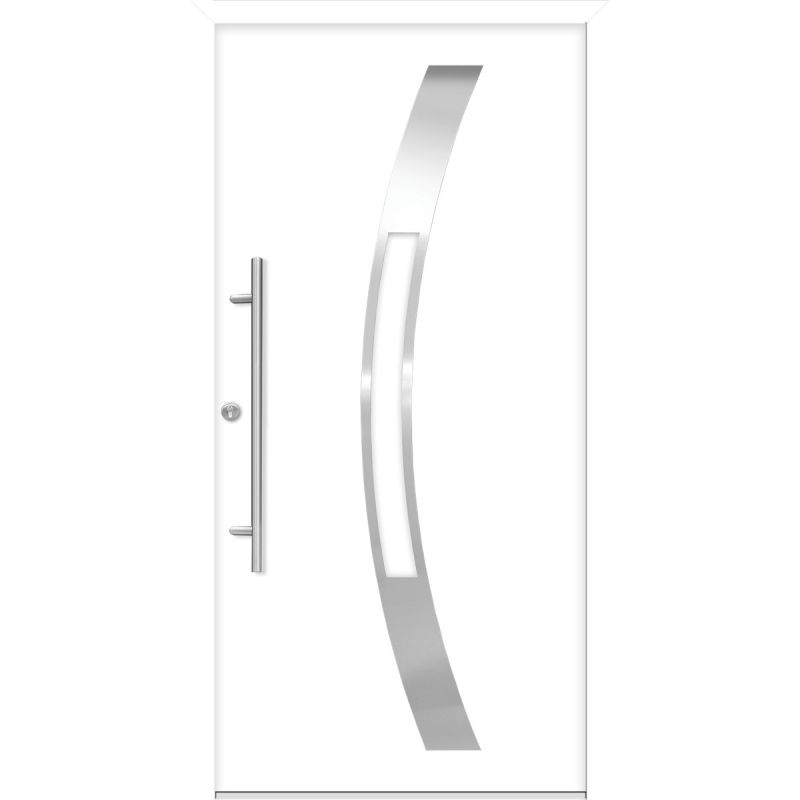 SplenDoor Premium-Haustür Passivedoor Goeteborg energiesparend weiss 100 x 210 cm links