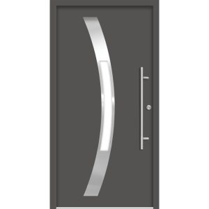 SplenDoor Premium-Haustür Passivedoor Goeteborg energiesparend anthrazit 100 x 200 cm rechts SplenDoor Premium-Haustür Passivedoor Goeteborg energiesparend anthrazit 100 x 200 cm rechts