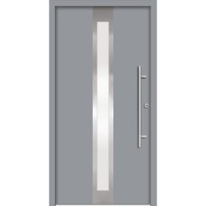 SplenDoor Premium-Haustür Passivedoor Stockholm RC2 energiesparend einbruchsicher grau 110 x 210 cm rechts SplenDoor Premium-Haustür Passivedoor Stockholm RC2 energiesparend einbruchsicher grau 110 x 210 cm rechts