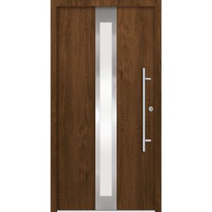 SplenDoor Premium-Haustür Passivedoor Stockholm RC2 energiesparend einbruchsicher nussbaum 110 x 210 cm rechts SplenDoor Premium-Haustür Passivedoor Stockholm RC2 energiesparend einbruchsicher nussbaum 110 x 210 cm rechts