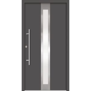 SplenDoor Premium-Haustür Passivedoor Stockholm RC2 energiesparend einbruchsicher anthrazit 100 x 210 cm links SplenDoor Premium-Haustür Passivedoor Stockholm RC2 energiesparend einbruchsicher anthrazit 100 x 210 cm links