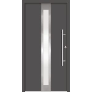 SplenDoor Premium-Haustür Passivedoor Stockholm RC2 energiesparend einbruchsicher anthrazit 100 x 210 cm rechts SplenDoor Premium-Haustür Passivedoor Stockholm RC2 energiesparend einbruchsicher anthrazit 100 x 210 cm rechts