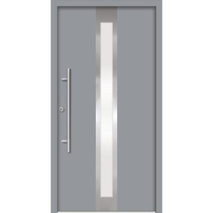 SplenDoor Premium-Haustür Passivedoor Stockholm RC2 energiesparend einbruchsicher grau 100 x 200 cm links SplenDoor Premium-Haustür Passivedoor Stockholm RC2 energiesparend einbruchsicher grau 100 x 200 cm links