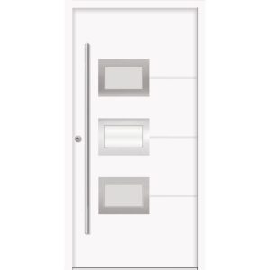 SplenDoor Premium-Haustür Passivedoor Bergen RC2 energiesparend einbruchsicher weiss 110 x 210 cm links SplenDoor Premium-Haustür Passivedoor Bergen RC2 energiesparend einbruchsicher weiss 110 x 210 cm links