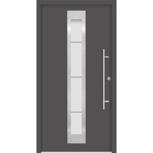SplenDoor Premium-Haustür Passivedoor Malmo RC2 energiesparend einbruchsicher anthrazit 100 x 210 cm rechts SplenDoor Premium-Haustür Passivedoor Malmo RC2 energiesparend einbruchsicher anthrazit 100 x 210 cm rechts