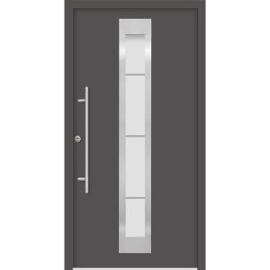 SplenDoor Premium-Haustür Passivedoor Malmo RC2 energiesparend einbruchsicher anthrazit 100 x 200 cm links SplenDoor Premium-Haustür Passivedoor Malmo RC2 energiesparend einbruchsicher anthrazit 100 x 200 cm links