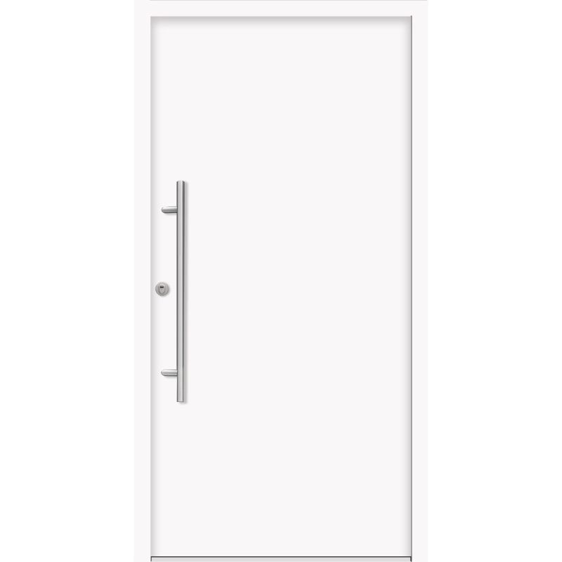 SplenDoor Premium-Haustür Passivedoor Ribe RC2 energiesparend einbruchsicher weiss 100 x 210 cm links