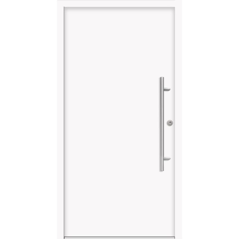 SplenDoor Premium-Haustür Passivedoor Ribe RC2 energiesparend einbruchsicher weiss 100 x 200 cm rechts