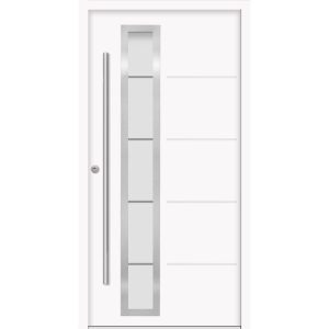 SplenDoor Premium-Haustür Passivedoor Uppsala RC2 energiesparend einbruchsicher weiss 110 x 210 cm links SplenDoor Premium-Haustür Passivedoor Uppsala RC2 energiesparend einbruchsicher weiss 110 x 210 cm links