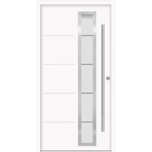 SplenDoor Premium-Haustür Passivedoor Uppsala RC2 energiesparend einbruchsicher weiss 110 x 210 cm rechts SplenDoor Premium-Haustür Passivedoor Uppsala RC2 energiesparend einbruchsicher weiss 110 x 210 cm rechts