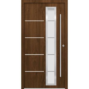 SplenDoor Premium-Haustür Passivedoor Uppsala RC2 energiesparend einbruchsicher nussbaum 110 x 210 cm rechts SplenDoor Premium-Haustür Passivedoor Uppsala RC2 energiesparend einbruchsicher nussbaum 110 x 210 cm rechts