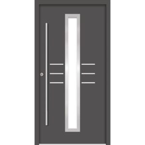 SplenDoor Premium-Haustür Passivedoor Lund RC2 energiesparend einbruchsicher anthrazit 100 x 210 cm links SplenDoor Premium-Haustür Passivedoor Lund RC2 energiesparend einbruchsicher anthrazit 100 x 210 cm links