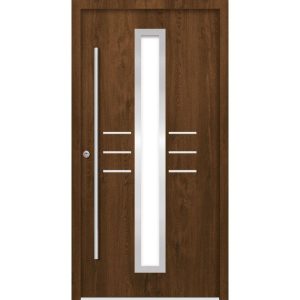 SplenDoor Premium-Haustür Passivedoor Lund RC2 energiesparend einbruchsicher nussbaum 100 x 210 cm links SplenDoor Premium-Haustür Passivedoor Lund RC2 energiesparend einbruchsicher nussbaum 100 x 210 cm links