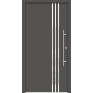 SplenDoor Premium-Haustür Passivedoor Kalmar RC2 energiesparend einbruchsicher anthrazit 110 x 210 cm rechts SplenDoor Premium-Haustür Passivedoor Kalmar RC2 energiesparend einbruchsicher anthrazit 110 x 210 cm rechts