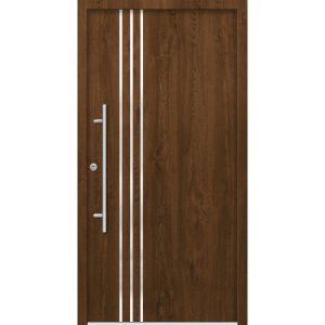SplenDoor Premium-Haustür Passivedoor Kalmar RC2 energiesparend einbruchsicher nussbaum 100 x 210 cm links SplenDoor Premium-Haustür Passivedoor Kalmar RC2 energiesparend einbruchsicher nussbaum 100 x 210 cm links
